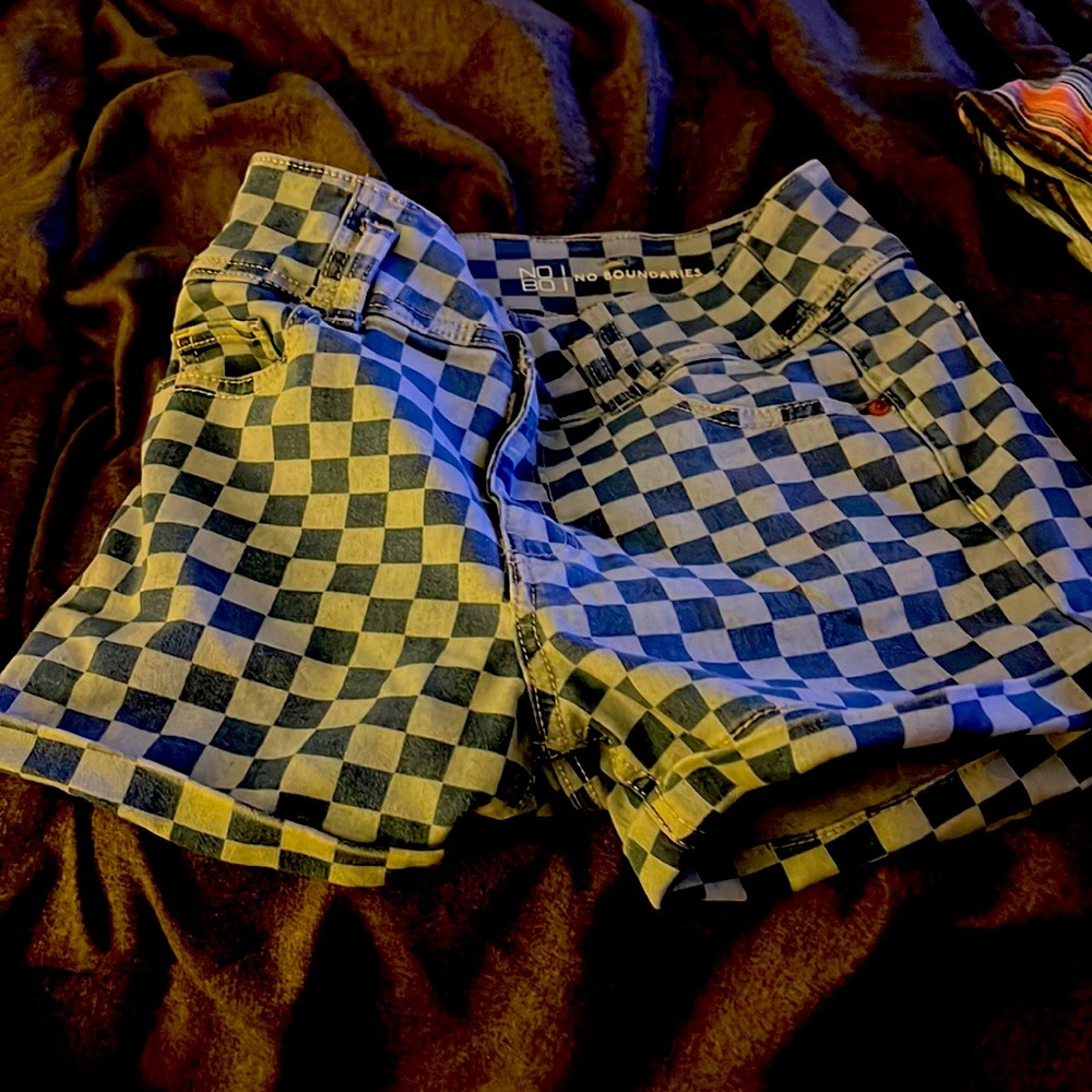 Checkered shorts